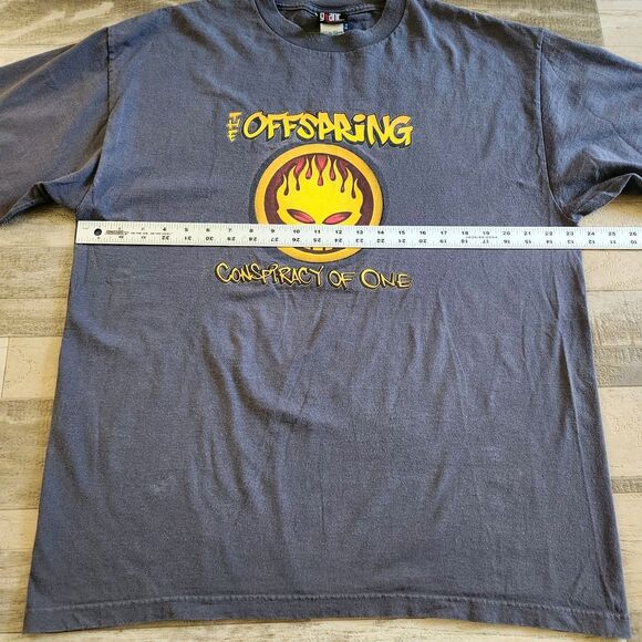 Vintage THE OFFSPRING Conspiracy Of One T-Shirt Size XL Giant Y2K Punk 1990s - Picture 5 of 9